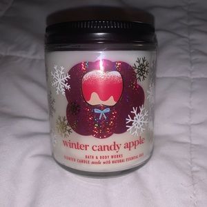 Bath & Body Works Winter Candy Apple Mason Single Wick Candle